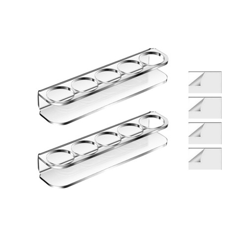 Acrylic vertical bottle holder - vertical,