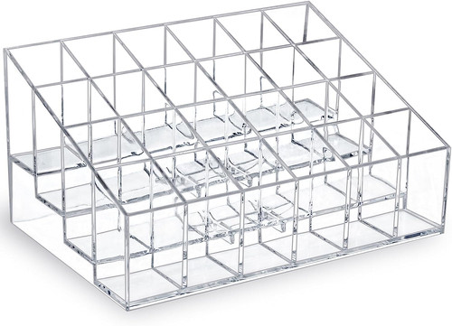 Lipstick organizer small clear - organizer,small,