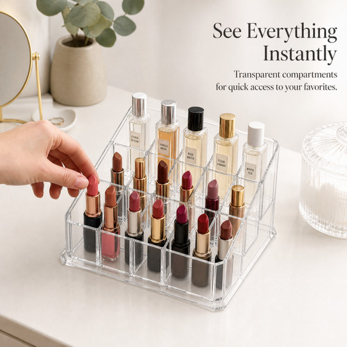 Clear plastic cosmetic - plastic,